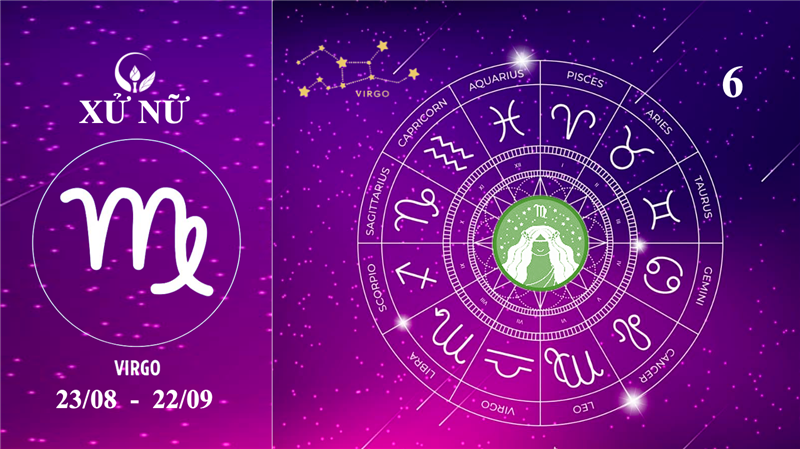 CUNG XỬ NỮ 23/08-22/09