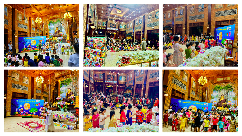 ĐÊM TRUNG THU CÙNG CÁC EM TẠI TỊNH VIỆN PHÁP HẠNH