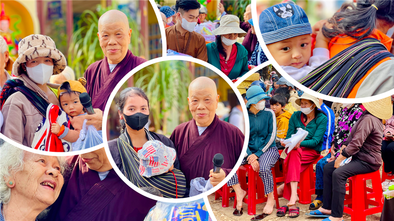 CHƯƠNG TRÌNH THIỆN NGUYỆN TẠI CHÙA HUỆ QUANG LÂM ĐỒNG