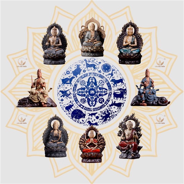 8 VỊ PHẬT BẢN MỆNH CHO 12 CON GIÁP